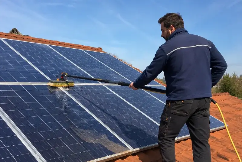 Nettoyage et entretien de panneaux solaires à Larroque