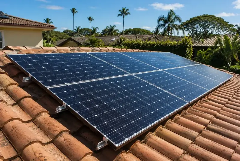 Installation de panneaux solaires à Larroque